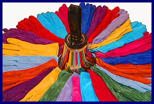 Bells of the Lakes Handbell Ensemble hand dyed gloves